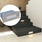 vidaXL Φωτιστικά Σκάλας Χωνευτά 12 Τεμ. 44 x 111 x 56 χιλ.