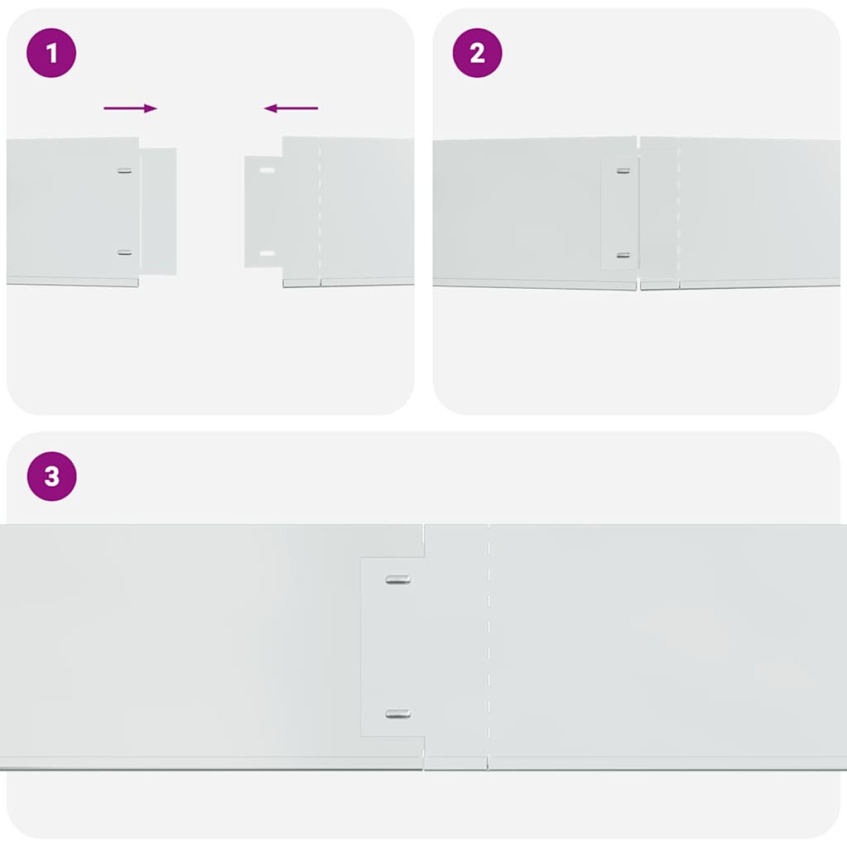 vidaXL Μπορντούρες Γκαζόν 10 τεμ. 100 x 20 εκ. Γαλβανισμένος Χάλυβας