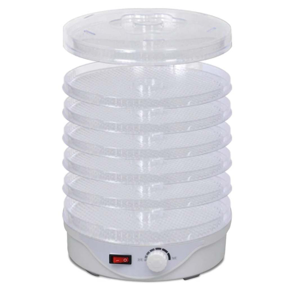 vidaXL Αποξηραντής Τροφίμων Στρογγυλός 250 W με 6 Δίσκους
