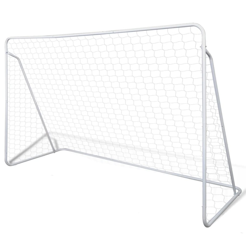 vidaXL Τέρματα Ποδοσφαίρου 2 τεμ. 240 x 90 x 150 εκ. Ατσάλινα