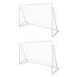 vidaXL Τέρματα Ποδοσφαίρου 2 τεμ. 240 x 90 x 150 εκ. Ατσάλινα