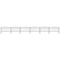 vidaXL Κάγκελα Περίφραξης με Λόγχες Μαύρα (1,25-1,5)x10,2 μ. Ατσάλινα