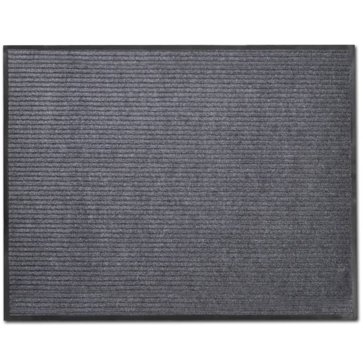 vidaXL Χαλάκια Πόρτας 2 Τεμ. Γκρι 90 x 60 εκ. από PVC
