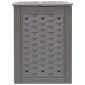 vidaXL Κομποστοποιητές 2 τεμ. Καφέ 60x60x83 εκ. 600 L Πλαστικό Ρατάν