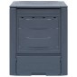 vidaXL Κομποστοποιητές Κήπου 2 τεμ. Γκρι 60 x 60 x 73 εκ. 520 Λίτρα