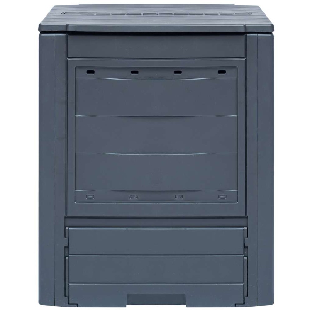 vidaXL Κομποστοποιητές Κήπου 3 τεμ. Γκρι 60 x 60 x 73 εκ. 780 Λίτρα