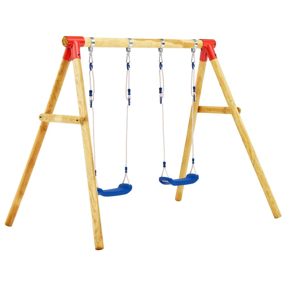 vidaXL Σετ Κούνιας Παιδικό 230 x 130 x 166 εκ. από Ξύλο Πεύκου