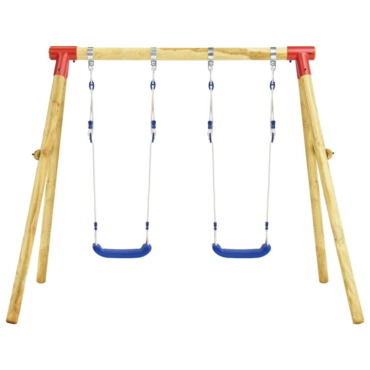 vidaXL Σετ Κούνιας Παιδικό 230 x 130 x 166 εκ. από Ξύλο Πεύκου