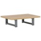 vidaXL Σετ Επίπλων Μπάνιου 2 Τεμαχίων Χρώμα Δρυός Κεραμικό