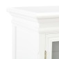 vidaXL Συρταριέρα Λευκή 70 x 28 x 70 εκ. από Μασίφ Ξύλο Πεύκου