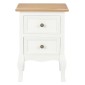 vidaXL Κομοδίνα 2 Τεμ. Λευκά 35 x 30 x 49 εκ. από MDF
