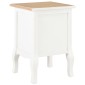 vidaXL Κομοδίνα 2 Τεμ. Λευκά 35 x 30 x 49 εκ. από MDF