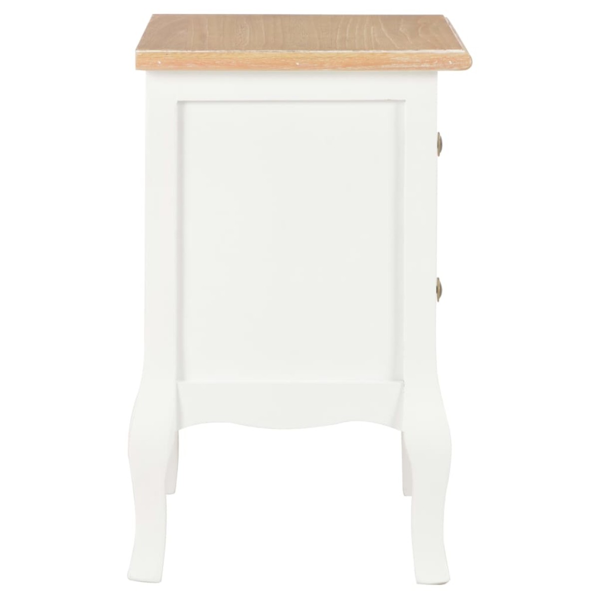 vidaXL Κομοδίνα 2 Τεμ. Λευκά 35 x 30 x 49 εκ. από MDF