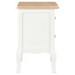 vidaXL Κομοδίνα 2 Τεμ. Λευκά 35 x 30 x 49 εκ. από MDF