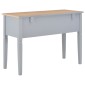 vidaXL Γραφείο Γκρι 109,5 x 45 x 77,5 εκ. Ξύλινο
