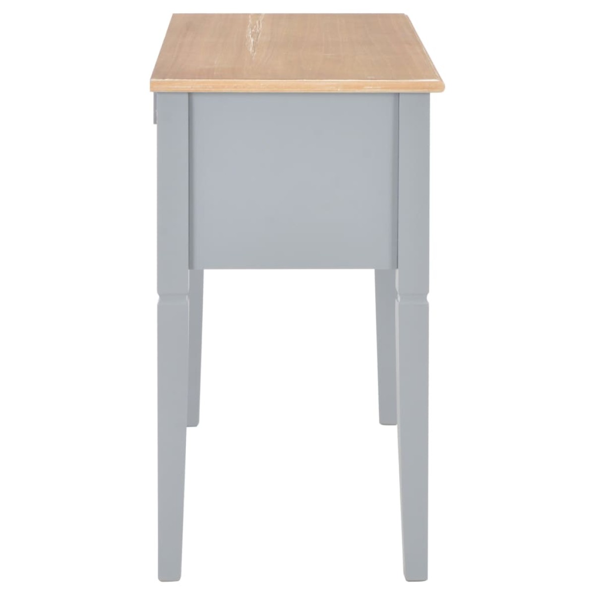 vidaXL Γραφείο Γκρι 109,5 x 45 x 77,5 εκ. Ξύλινο