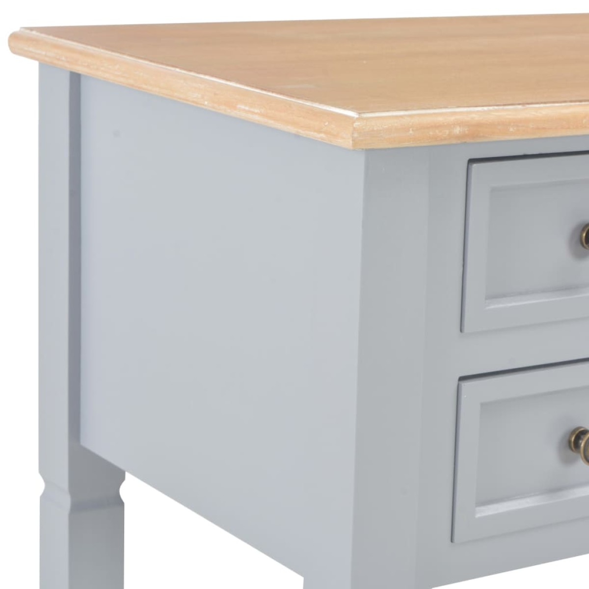 vidaXL Γραφείο Γκρι 109,5 x 45 x 77,5 εκ. Ξύλινο