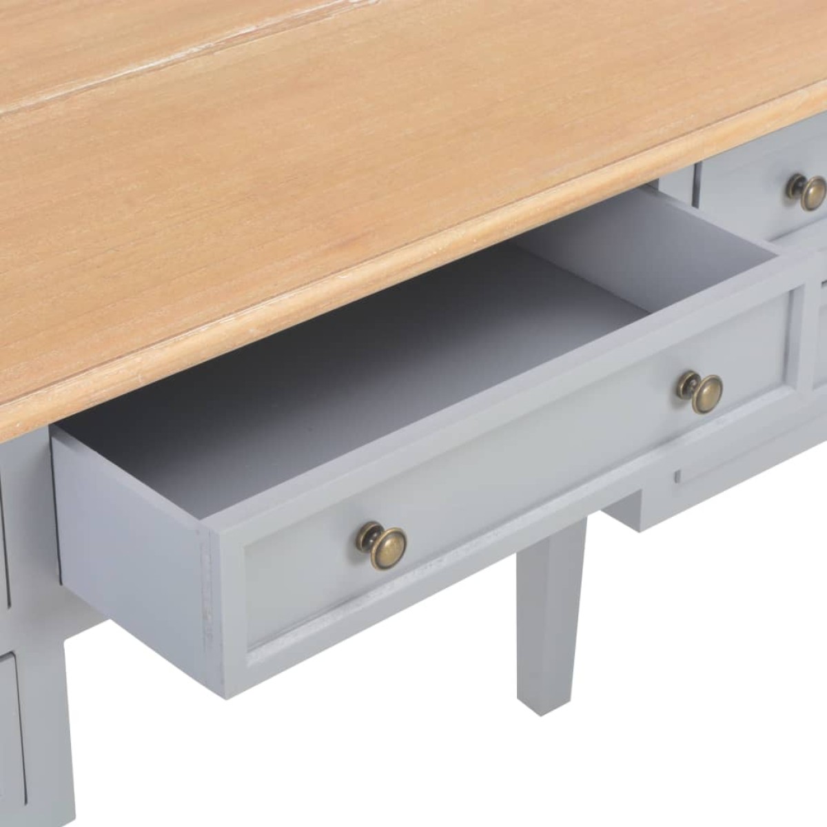 vidaXL Γραφείο Γκρι 109,5 x 45 x 77,5 εκ. Ξύλινο