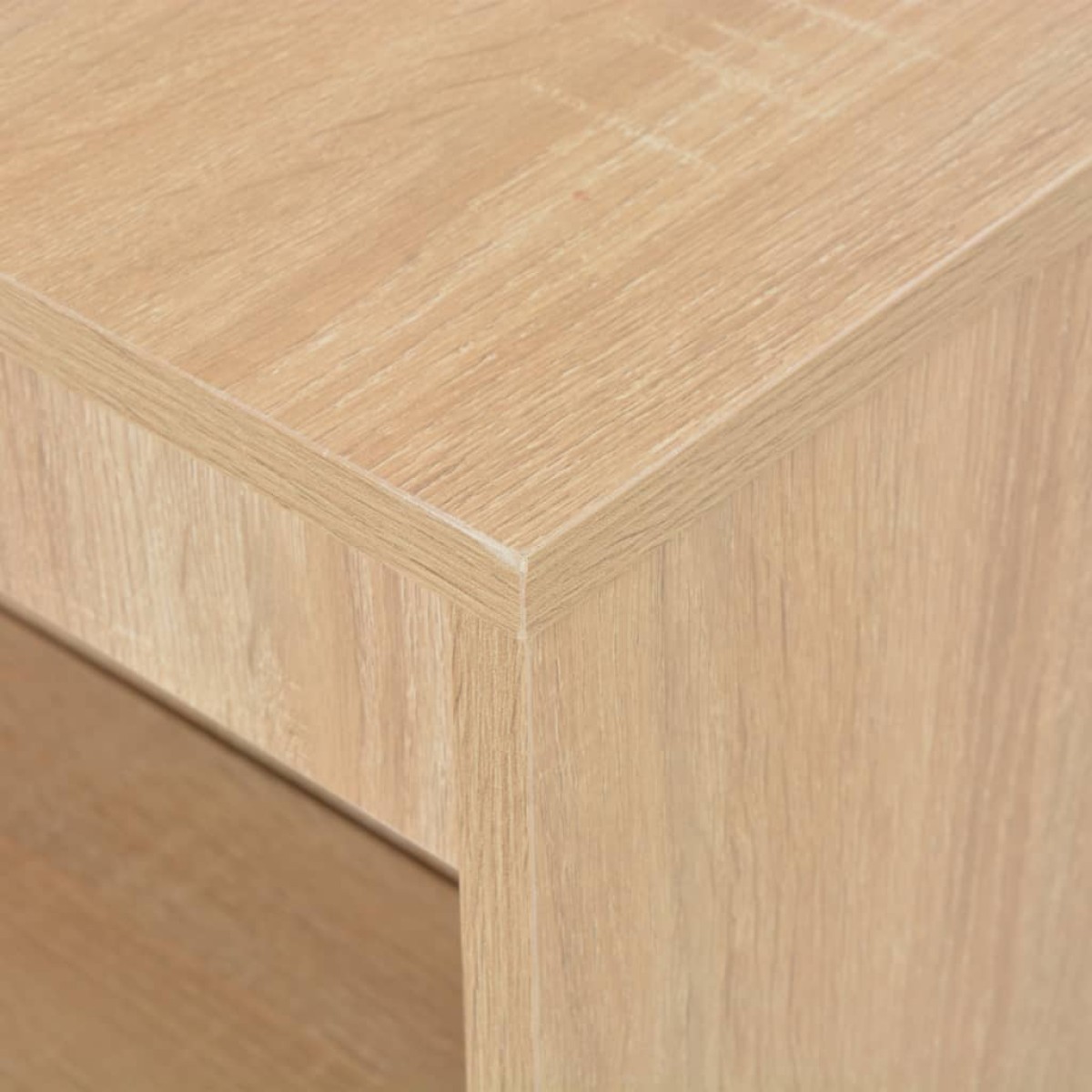 vidaXL Τραπέζι Μπαρ με Ράφια Χρώμα Δρυός 110 x 50 x 103 εκ.