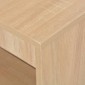vidaXL Τραπέζι Μπαρ με Ράφια Χρώμα Δρυός 110 x 50 x 103 εκ.