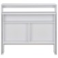 vidaXL Τραπέζι Μπαρ με 2 Επιφάνειες Λευκό 130 x 40 x 120 εκ.