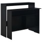 vidaXL Τραπέζι Μπαρ με 2 Επιφάνειες Μαύρο 130 x 40 x 120 εκ.