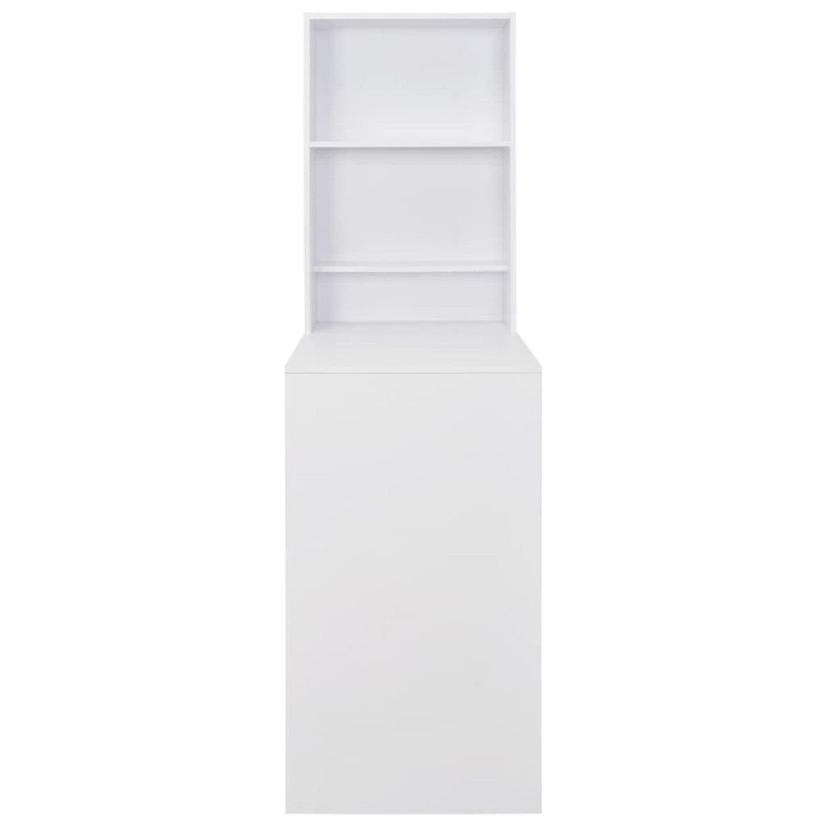 vidaXL Τραπέζι Μπαρ με Ραφιέρα Λευκό 115 x 59 x 200 εκ.