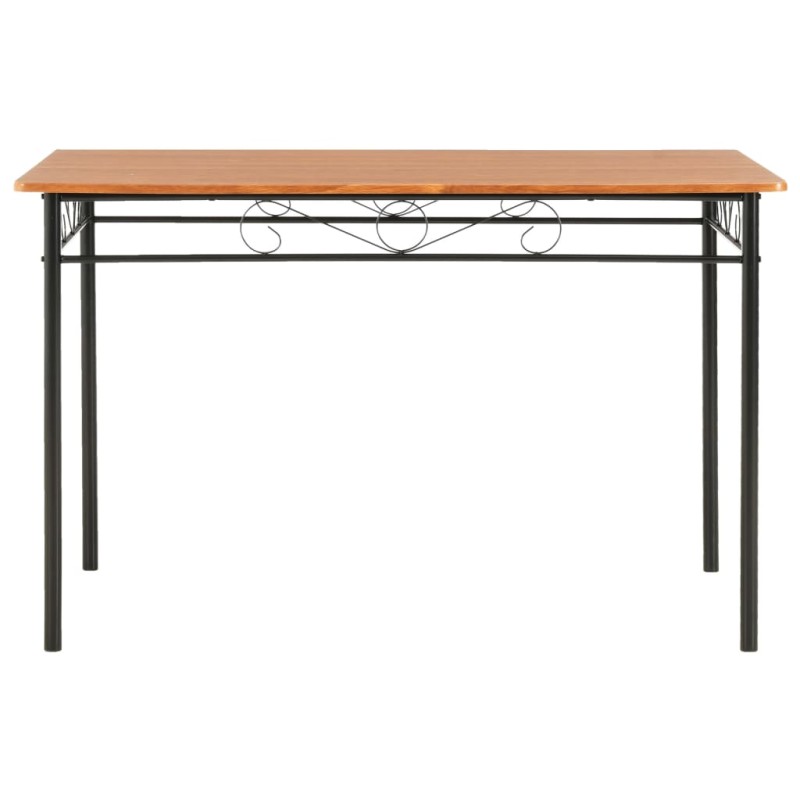 vidaXL Τραπεζαρία Καφέ 120 x 70 x 75 εκ. από MDF