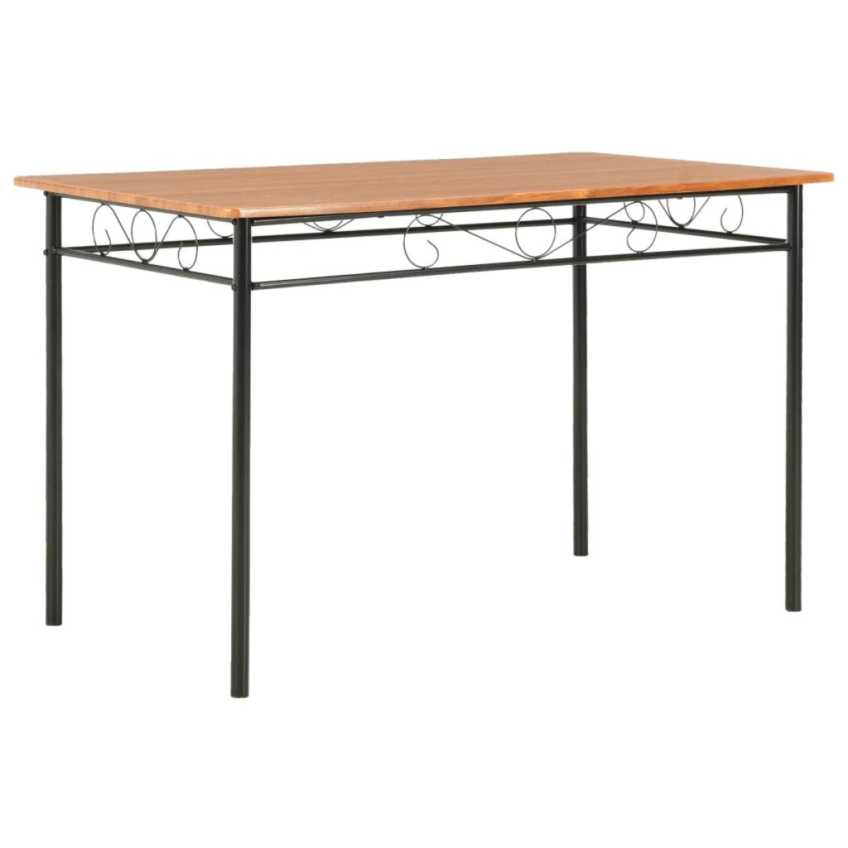 vidaXL Τραπεζαρία Καφέ 120 x 70 x 75 εκ. από MDF