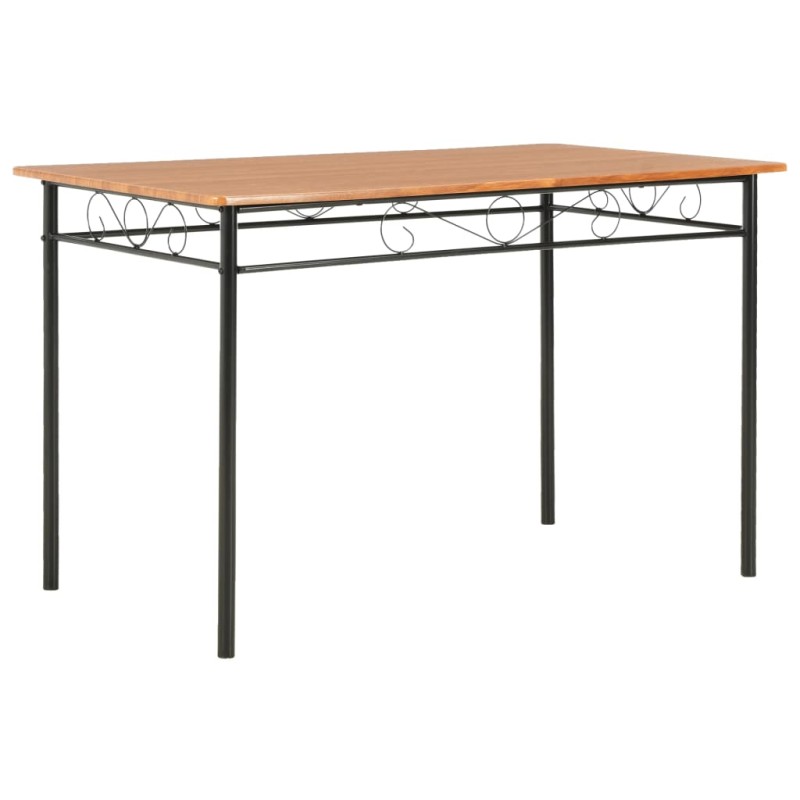 vidaXL Τραπεζαρία Καφέ 120 x 70 x 75 εκ. από MDF
