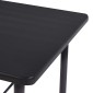 vidaXL Τραπέζι Μπαρ Μαύρο 120 x 60 x 110 εκ. από MDF