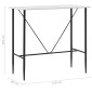 vidaXL Τραπέζι Μπαρ Λευκό 120 x 60 x 110 εκ. από MDF