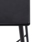 vidaXL Τραπέζι Μπαρ Μαύρο 60 x 60 x 111 εκ. από MDF