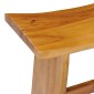vidaXL Σκαμπό από Μασίφ Ξύλο Teak