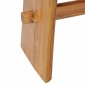 vidaXL Σκαμπό από Μασίφ Ξύλο Teak