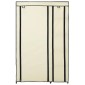 282424 vidaXL Folding Wardrobes 2 pcs Cream 110x45x175 cm Fabric