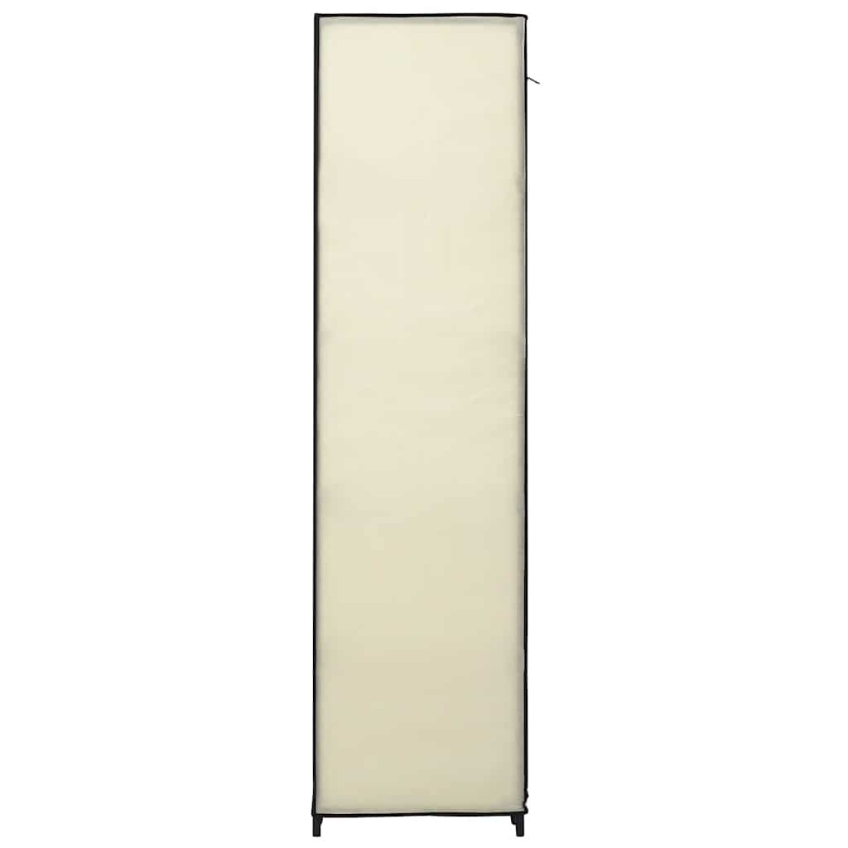 282424 vidaXL Folding Wardrobes 2 pcs Cream 110x45x175 cm Fabric