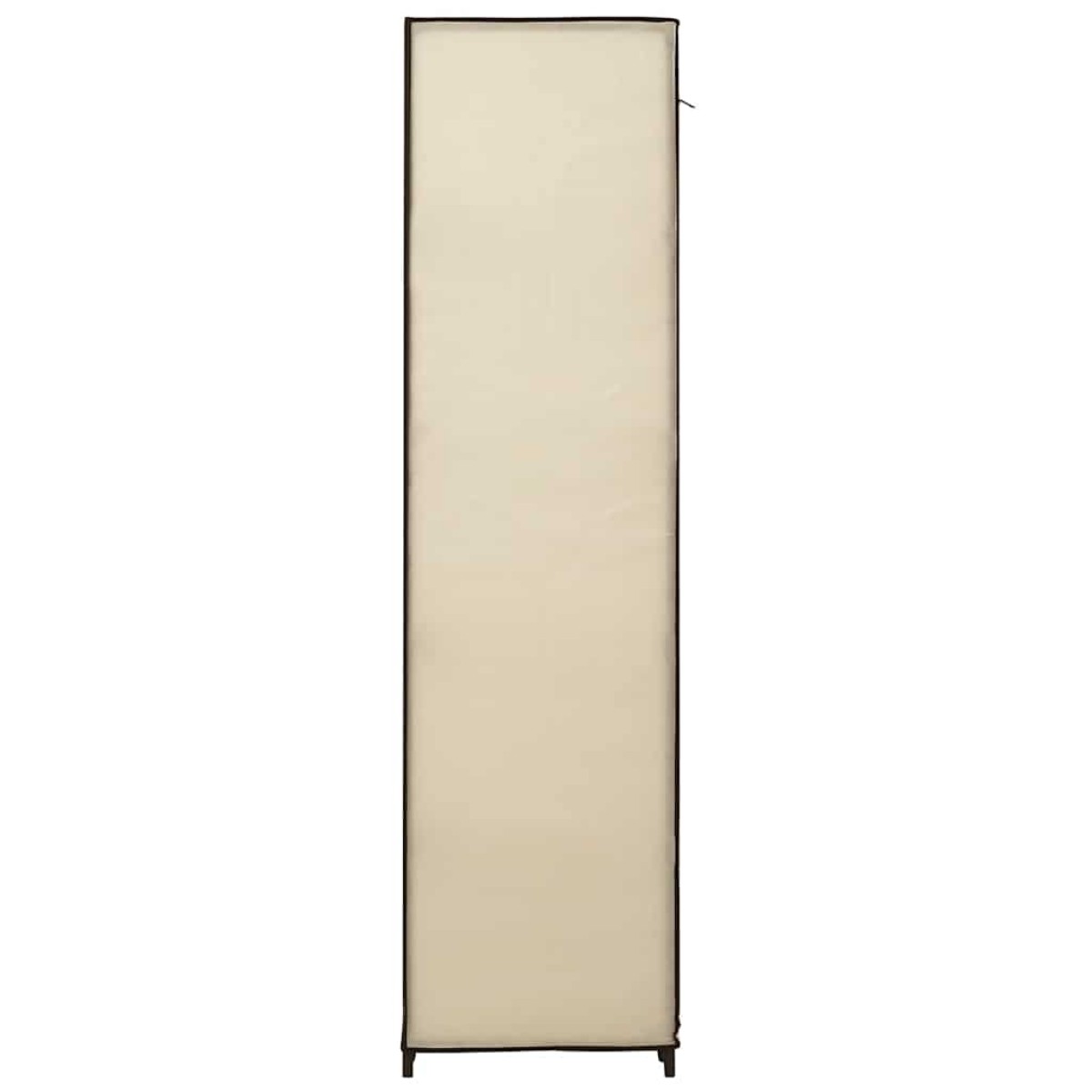 vidaXL Ντουλάπα με Ράφια / Σωλήνες Κρεμ 150x45x176 εκ. Υφασμάτινη