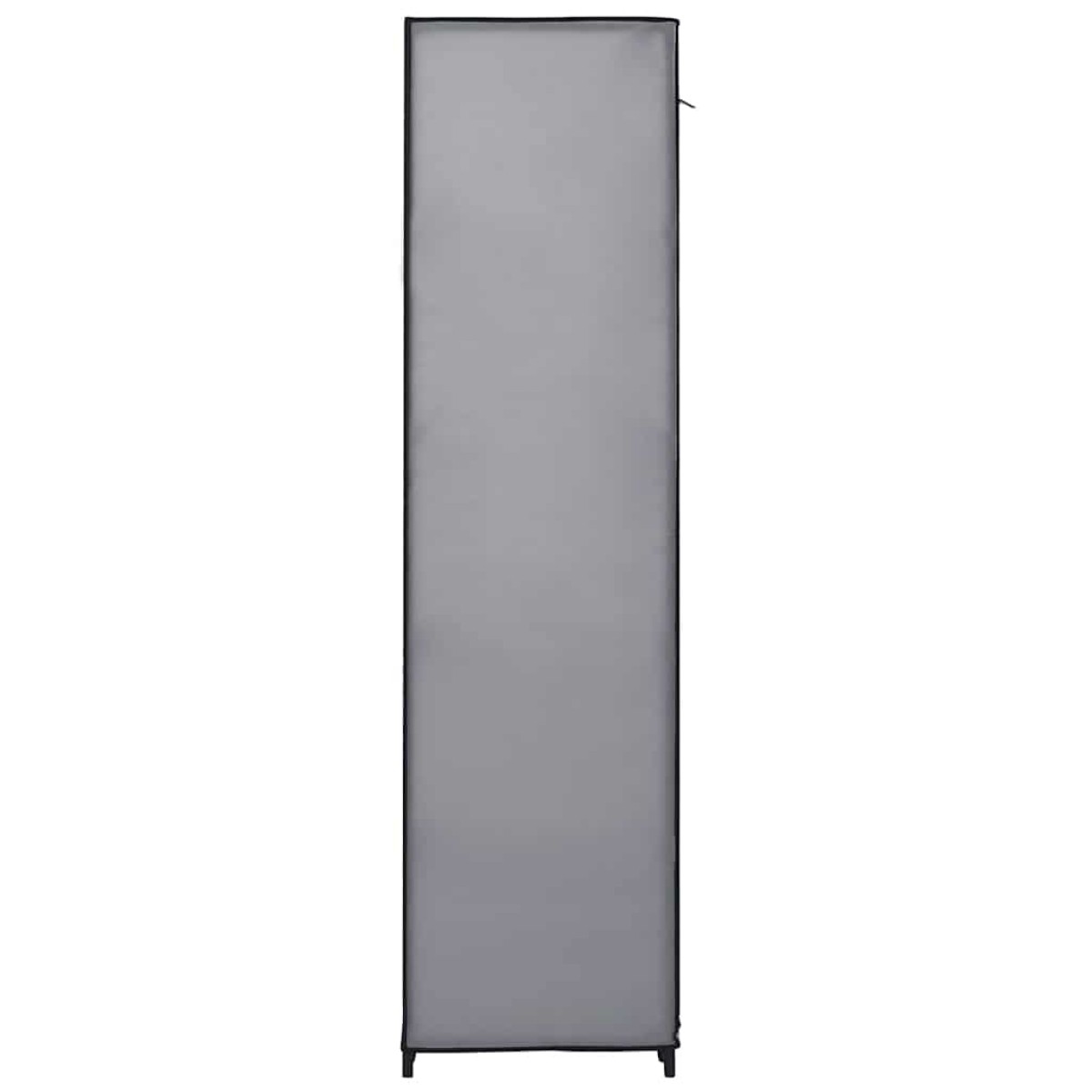 vidaXL Ντουλάπα με Ράφια / Σωλήνες Γκρι 150x45x176 εκ. Υφασμάτινη