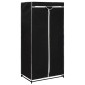 282437 vidaXL Wardrobe Black 75x50x160 cm