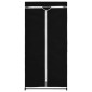 282437 vidaXL Wardrobe Black 75x50x160 cm