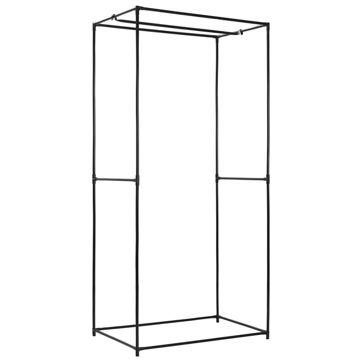 282439 vidaXL Wardrobe Cream 75x50x160 cm