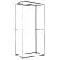 282439 vidaXL Wardrobe Cream 75x50x160 cm