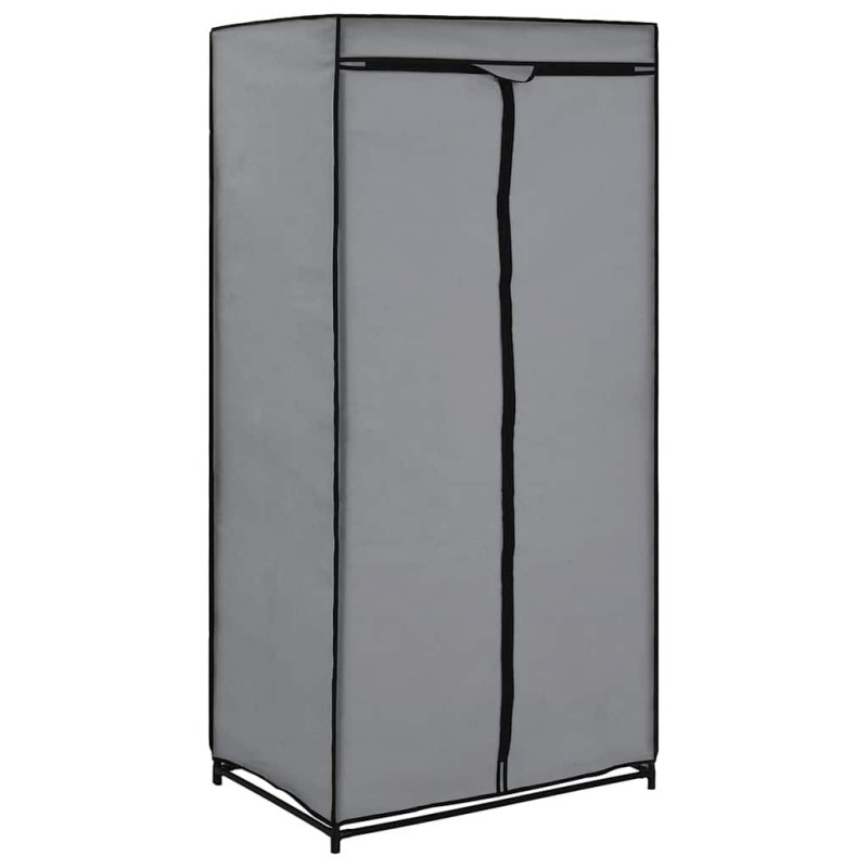 vidaXL Ντουλάπα Γκρι 75x50x160 εκ.
