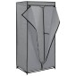 282440 vidaXL Wardrobe Grey 75x50x160 cm