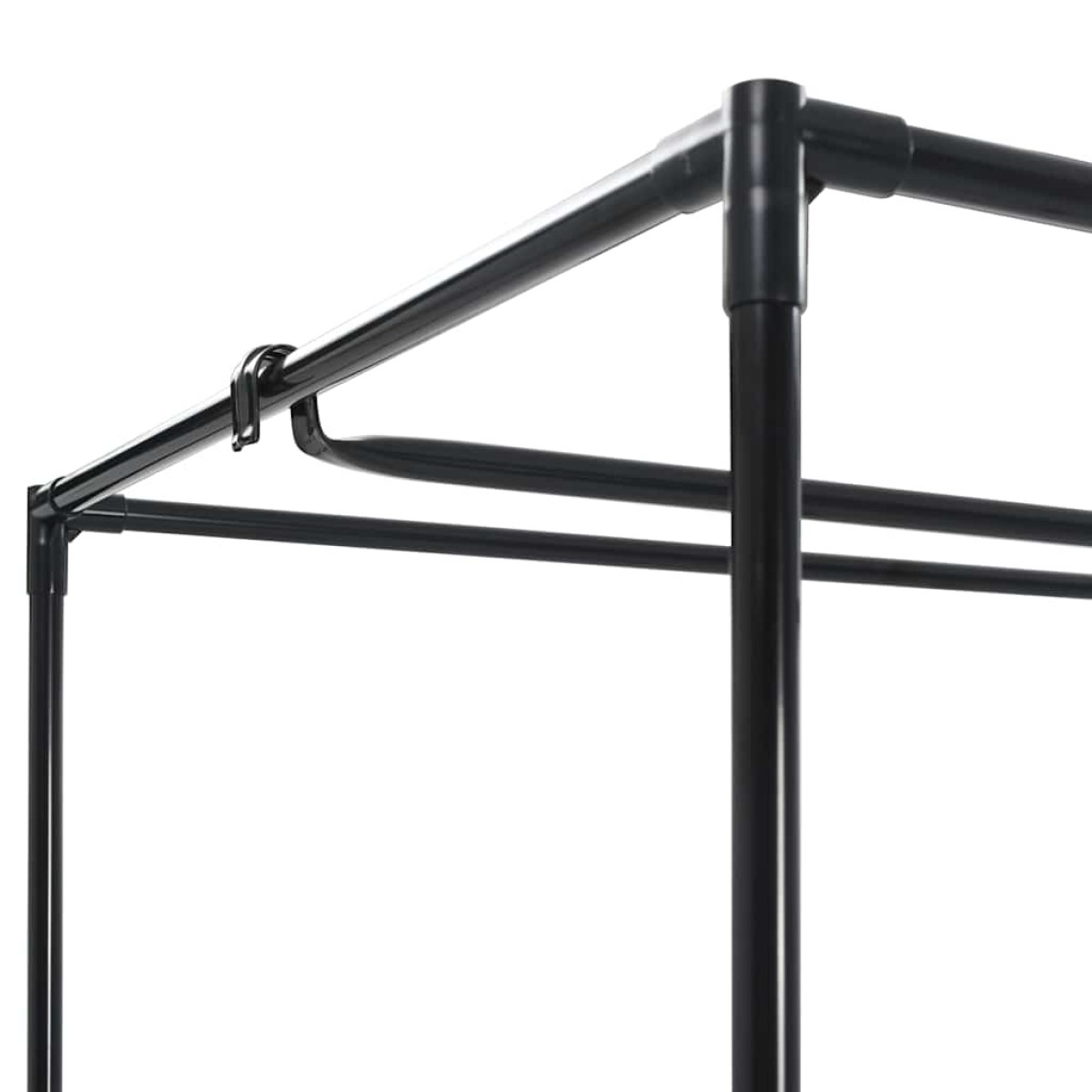 282440 vidaXL Wardrobe Grey 75x50x160 cm