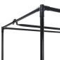 282440 vidaXL Wardrobe Grey 75x50x160 cm
