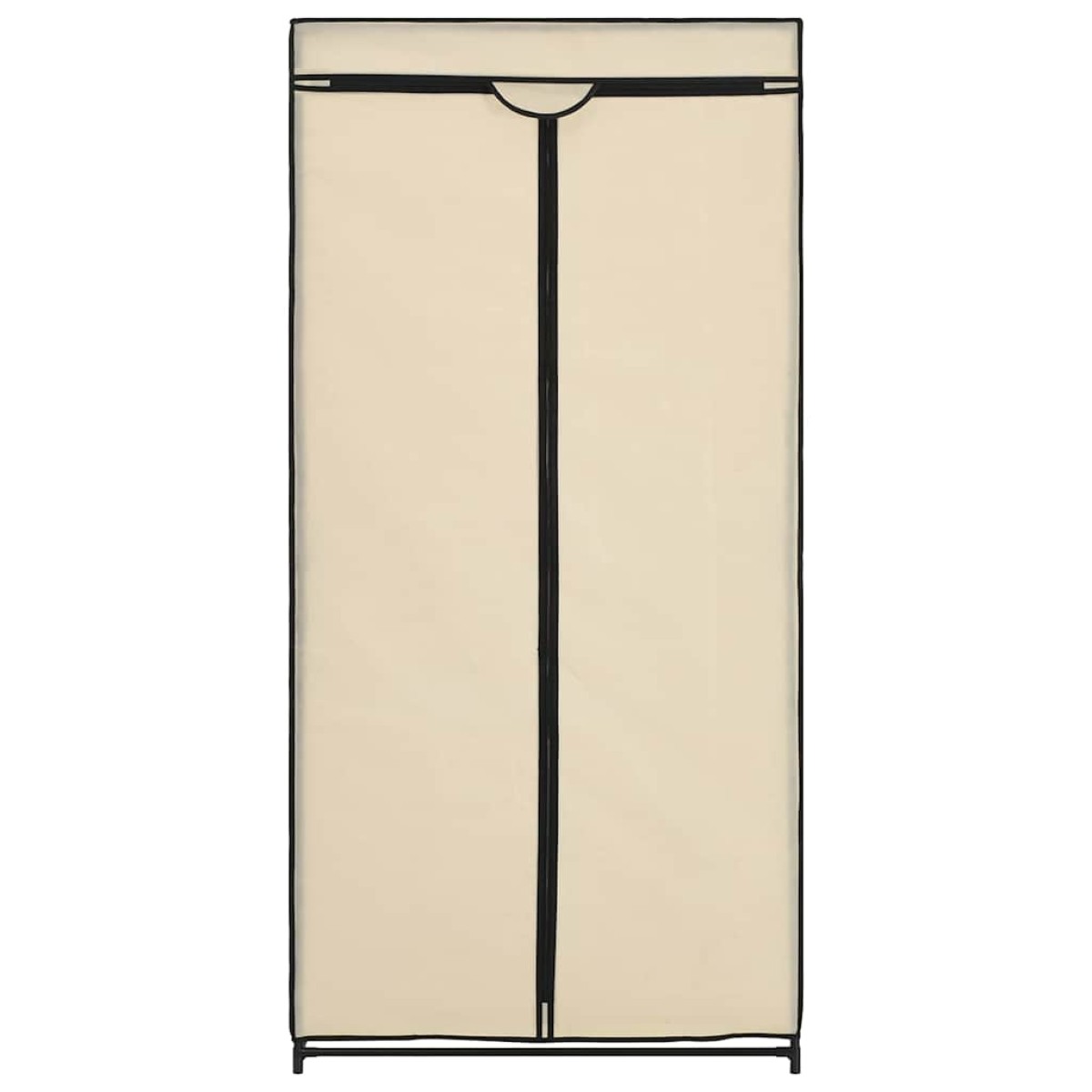 282443 vidaXL Wardrobes 2 pcs Cream 75x50x160 cm