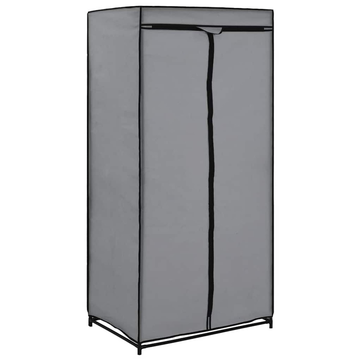 vidaXL Ντουλάπες 2 τεμ. Γκρι 75 x 50 x 160 εκ.