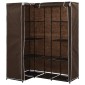 282450 vidaXL Corner Wardrobe Brown 130x87x169 cm